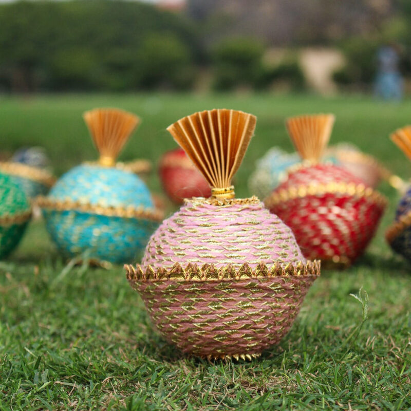 Pughri Matki Bid Box.Favour Boxes,Nikah Boxes,Bid Box,Favor Boxes